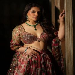 Beautiful Floral Print Lehenga