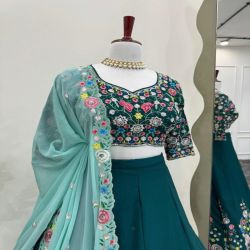 Semi-Stitch Lehengha