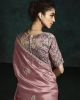 Fancy Based Fabric, Crushed Tissue, Hand Embroidered